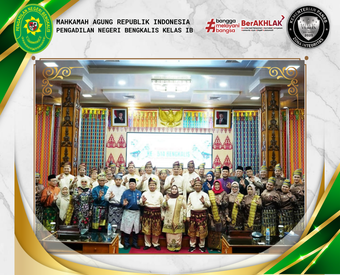 PENGADILAN NEGERI BENGKALIS HADIRI RAPAT PARIPURNA HUT BENGKALIS KE- 514